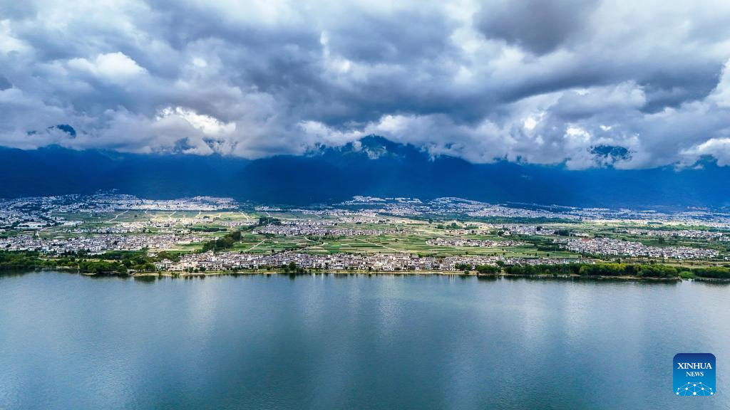 View of Erhai Lake in China's Yunnan
