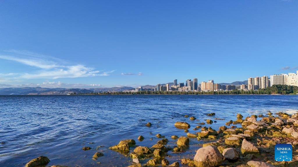 View of Erhai Lake in China's Yunnan