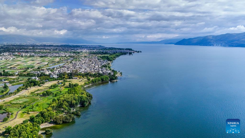 View of Erhai Lake in China's Yunnan