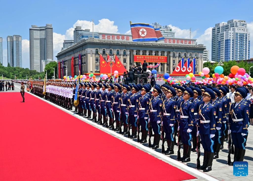 Xi arrives to grand welcome in Pyongyang for state visit to DPRK