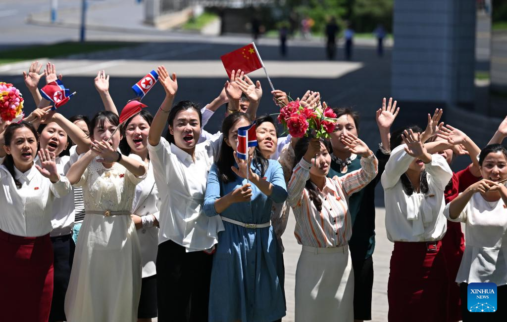 Xi arrives to grand welcome in Pyongyang for state visit to DPRK