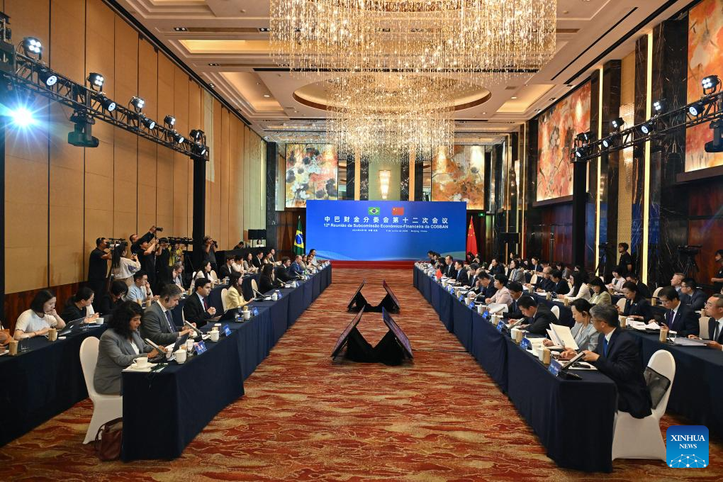 China vows deepened financial, economic practical cooperation with Brazil