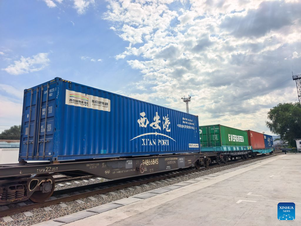 China-Europe freight train, an artery for growth between Xi'an and Almaty