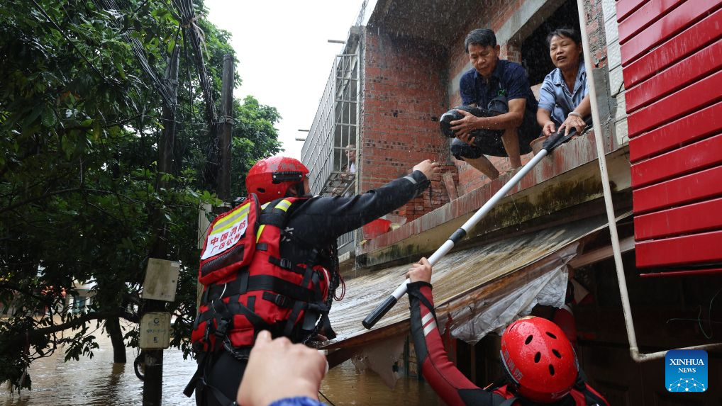 Guangxi makes all-out rescue, relief efforts after rain-triggered disasters
