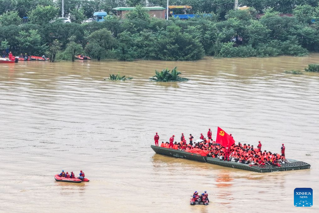 Guangxi makes all-out rescue, relief efforts after rain-triggered disasters