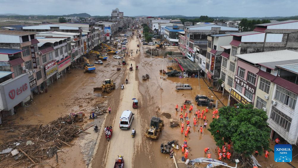 Guangxi makes all-out rescue, relief efforts after rain-triggered disasters