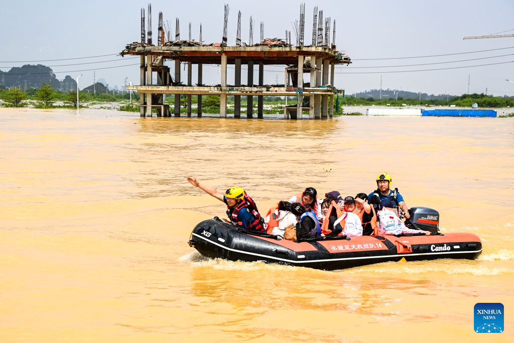 Guangxi makes all-out rescue, relief efforts after rain-triggered disasters