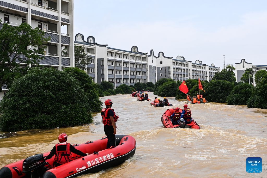 Guangxi makes all-out rescue, relief efforts after rain-triggered disasters