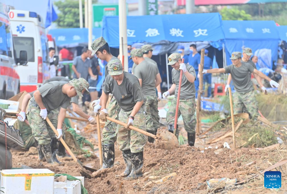 Guangxi makes all-out rescue, relief efforts after rain-triggered disasters