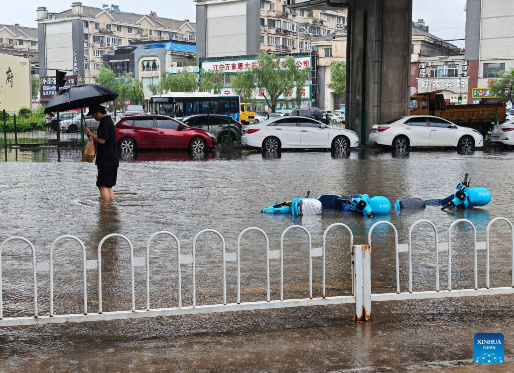 Typhoon Bavi brings heavy rain, flood alerts to north China