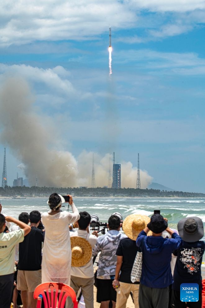 China achieves first-ever controlled rocket recovery in Long March-10B maiden flight