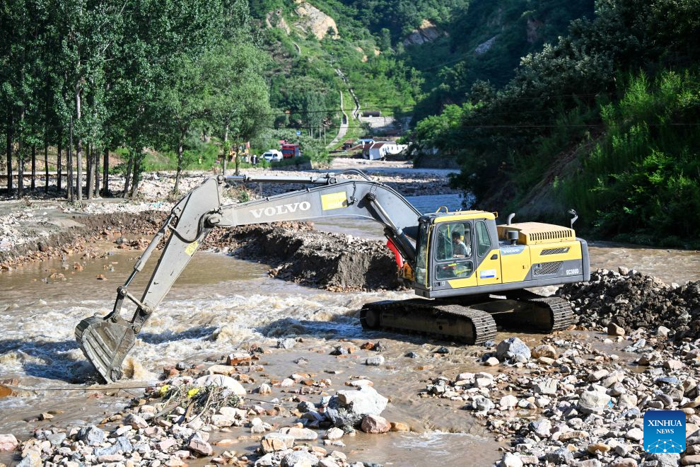 Relief efforts launched in N China's Chengde after heavy rainfall