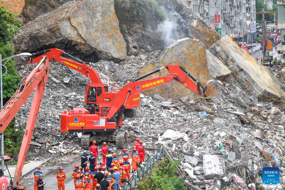 Rescue underway after mountain collapse hits China's Chongqing