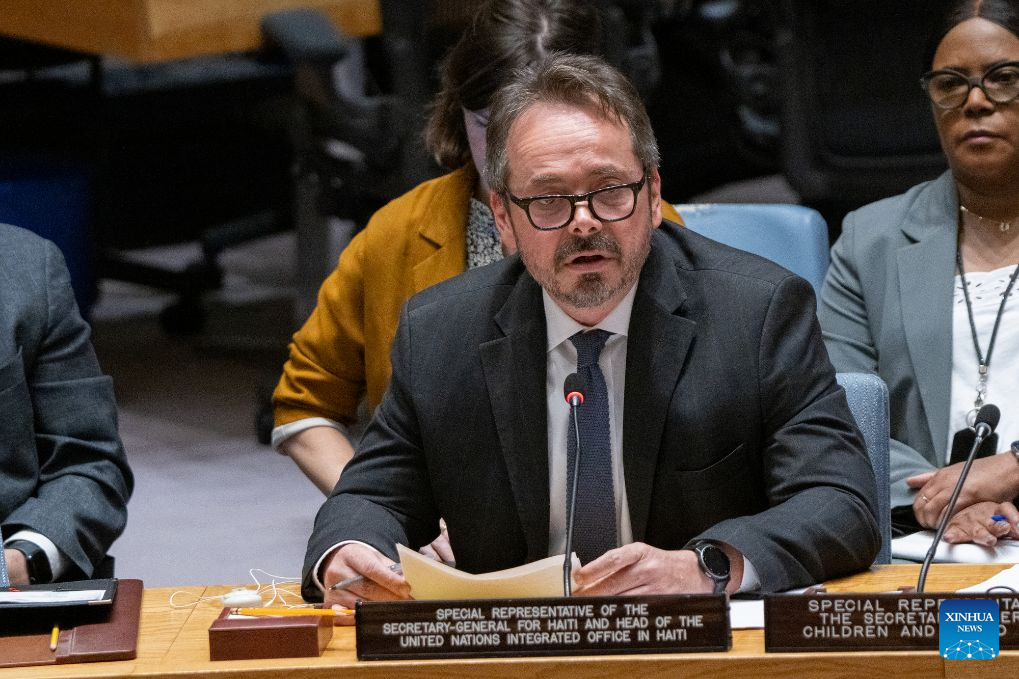 UN envoy calls for efforts to maintain momentum in Haiti's political transition