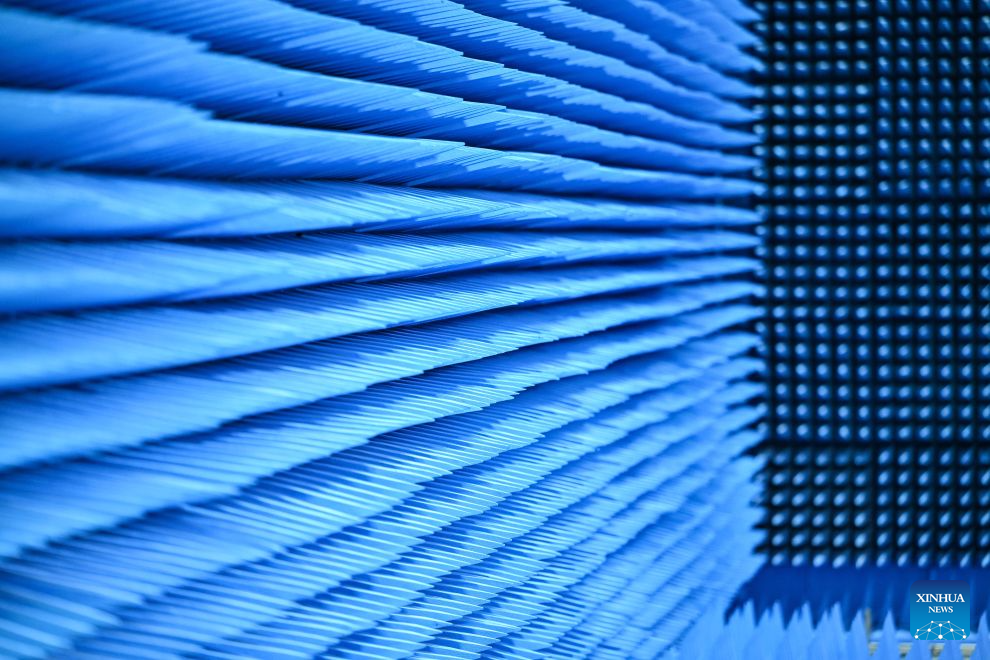 Inside satellite manufacturing plant in Wuxi, east China's Jiangsu