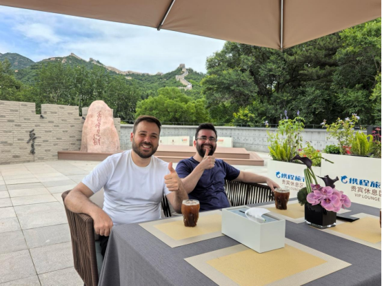 Badaling Updates: Rooftop tea with a Great Wall view at Badaling Hotel