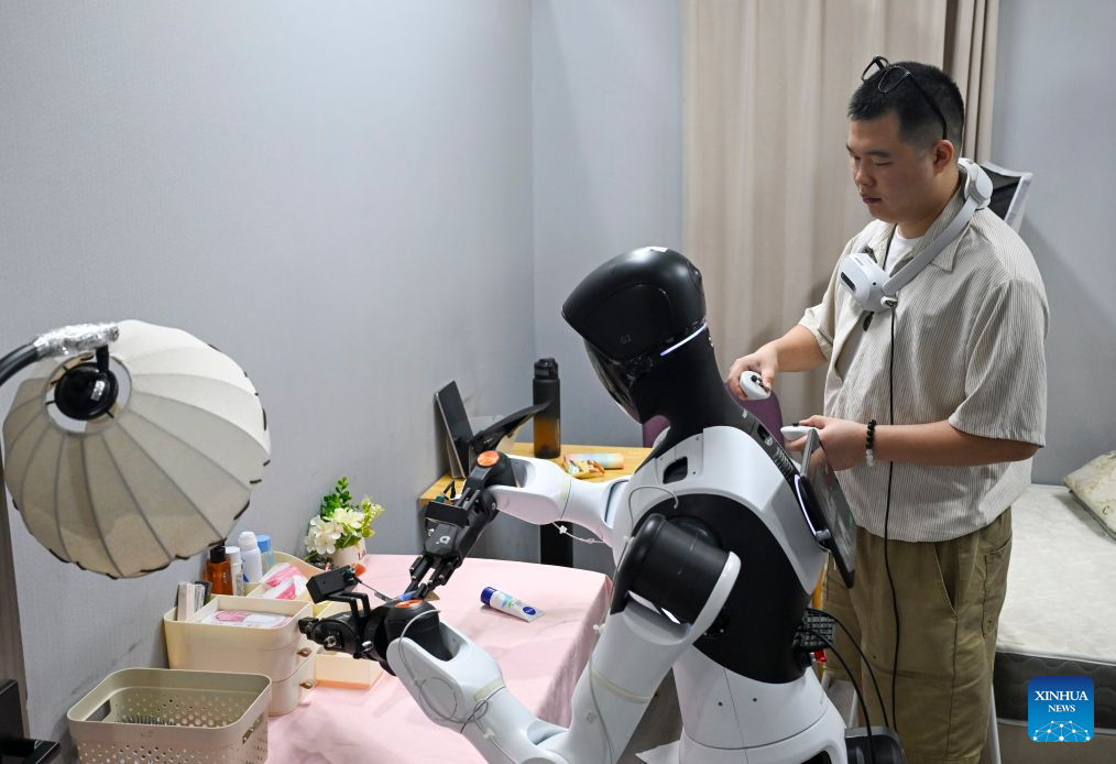 Embodied intelligence robots trained in real-world scenarios in Shanghai
