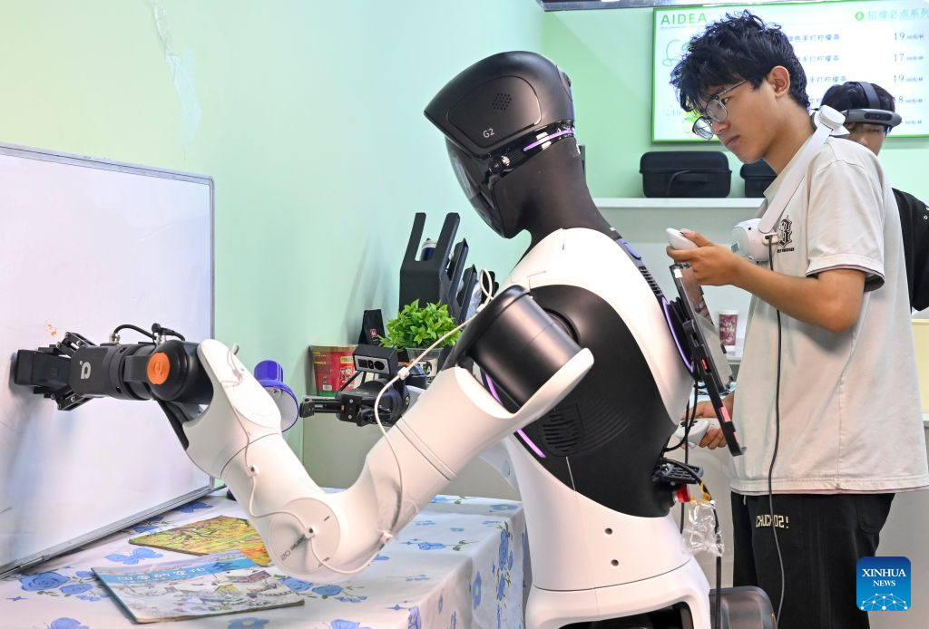 Embodied intelligence robots trained in real-world scenarios in Shanghai