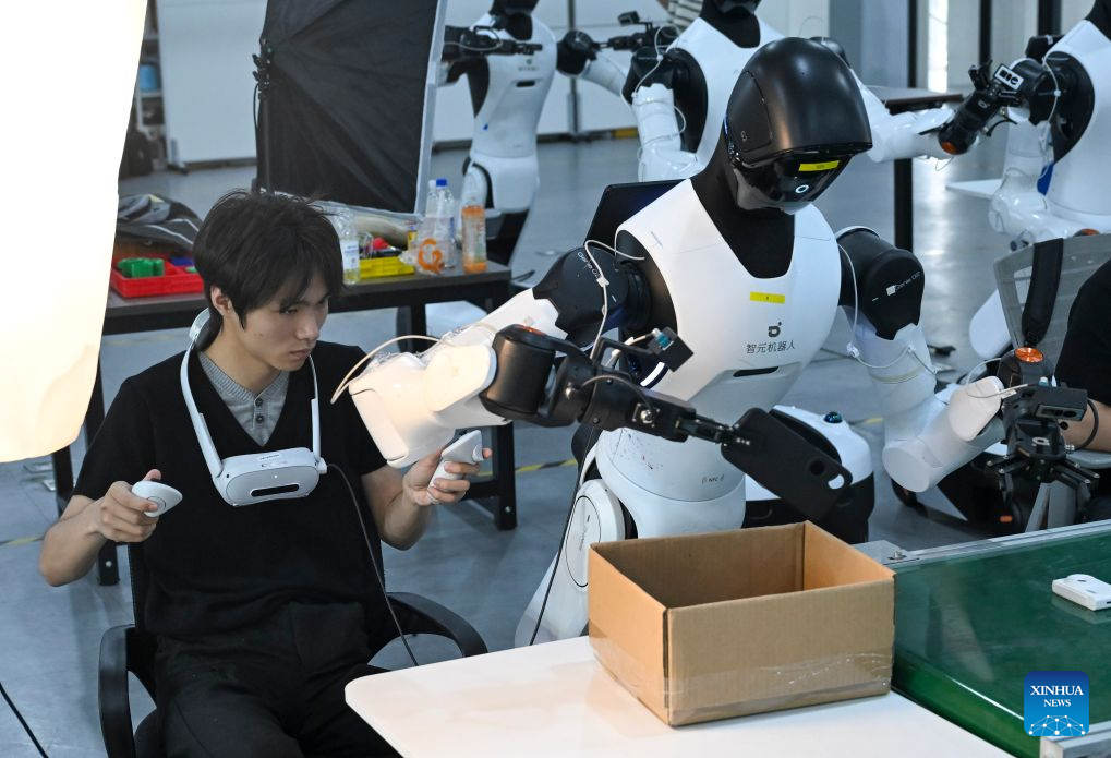 Embodied intelligence robots trained in real-world scenarios in Shanghai