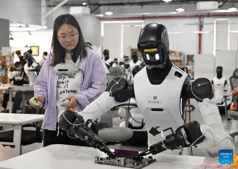 Embodied intelligence robots trained in real-world scenarios in Shanghai