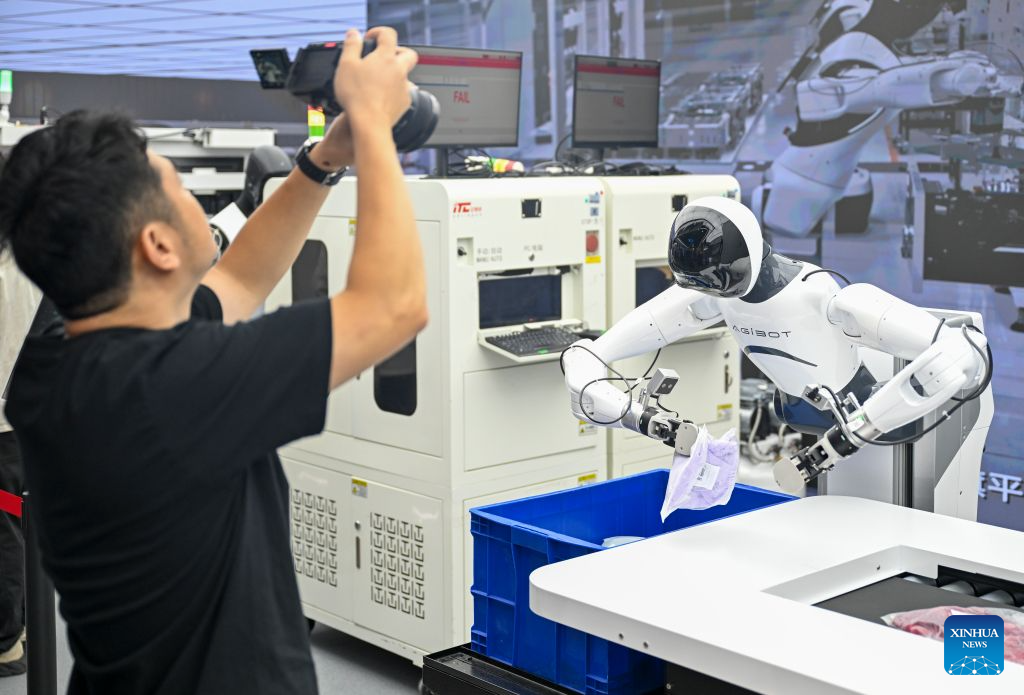 Embodied intelligence robots trained in real-world scenarios in Shanghai