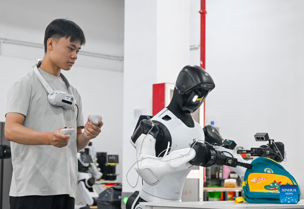 Embodied intelligence robots trained in real-world scenarios in Shanghai