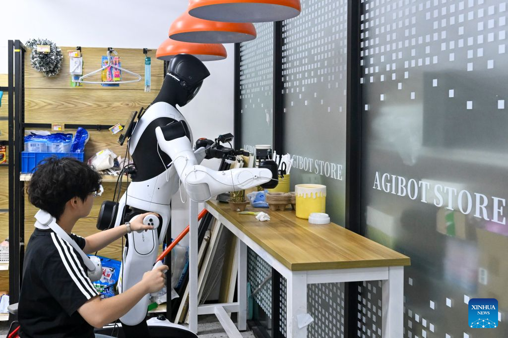 Embodied intelligence robots trained in real-world scenarios in Shanghai