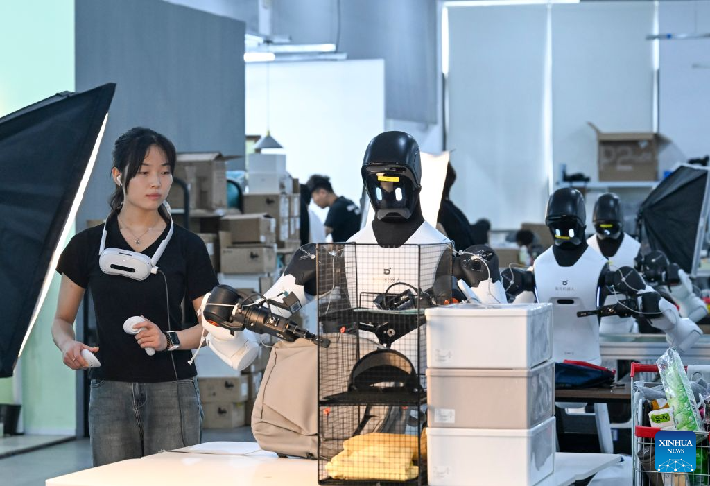Embodied intelligence robots trained in real-world scenarios in Shanghai