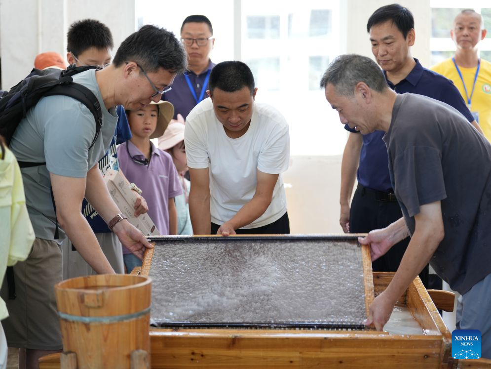 Xuan paper culture fuels tourism growth in Jingxian County, China's Anhui