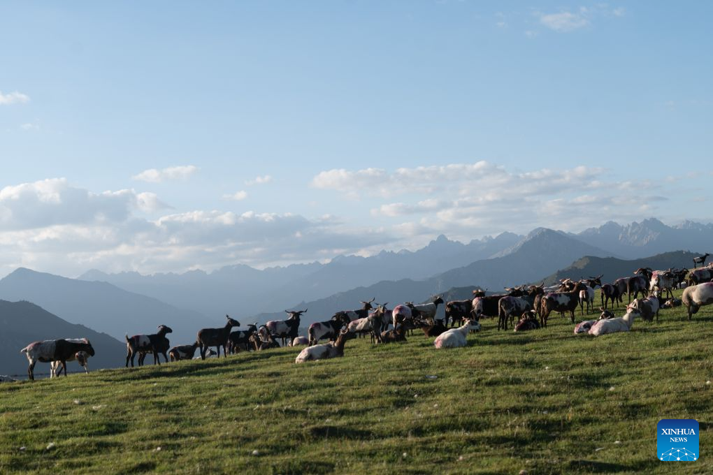 Scenery of Qilian Mountains in Gansu, NW China
