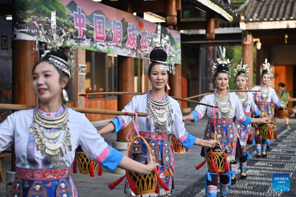 Promotional event for tour operators held in south China's Sanjiang Dong Autonomous County