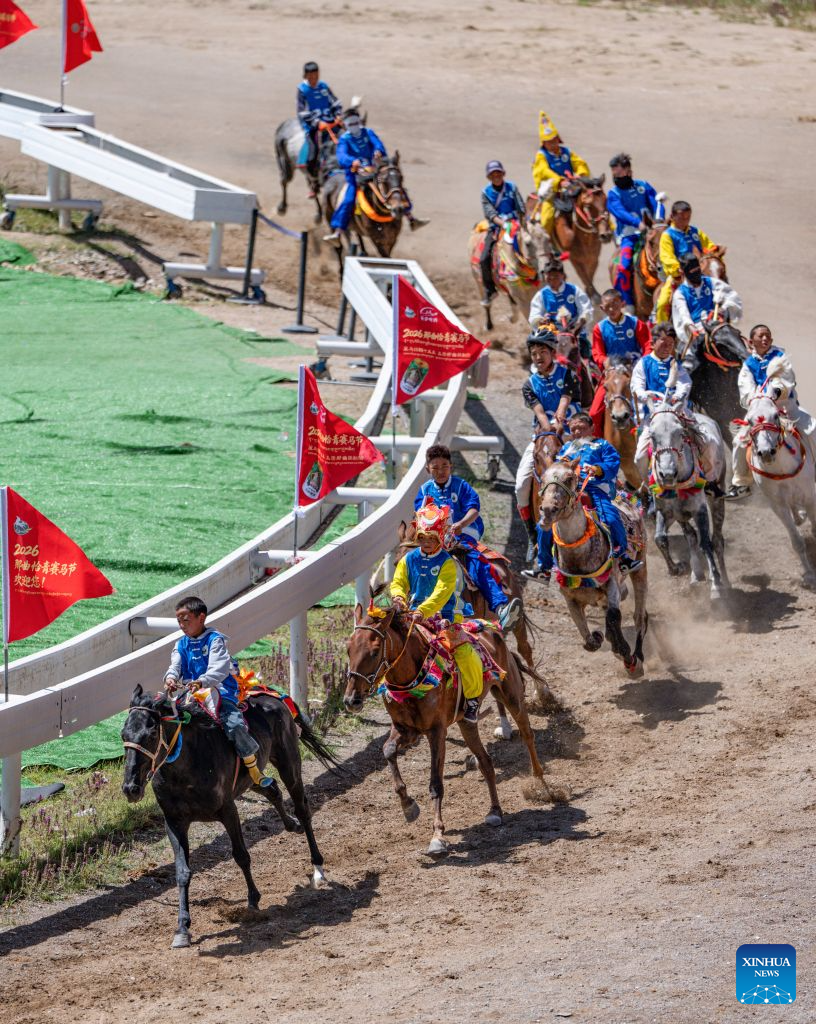 Nagqu Horse Racing Festival 2026 kicks off in China's Xizang