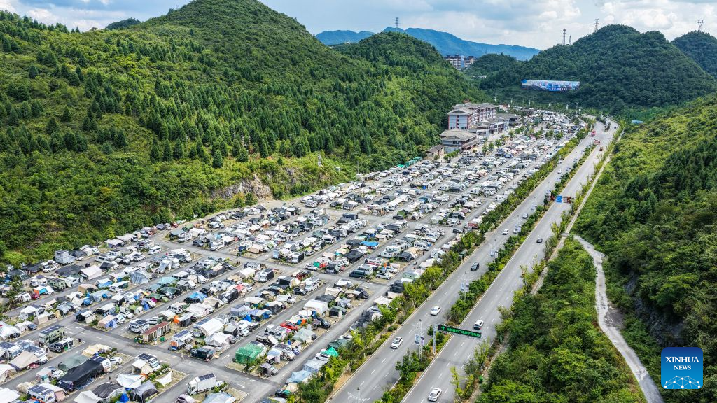 Bijie City develops RV camping to boost summer tourism in SW China's Guizhou
