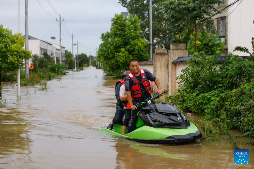 Rescue, recovery efforts underway in China's Hubei following Typhoon Dolphin