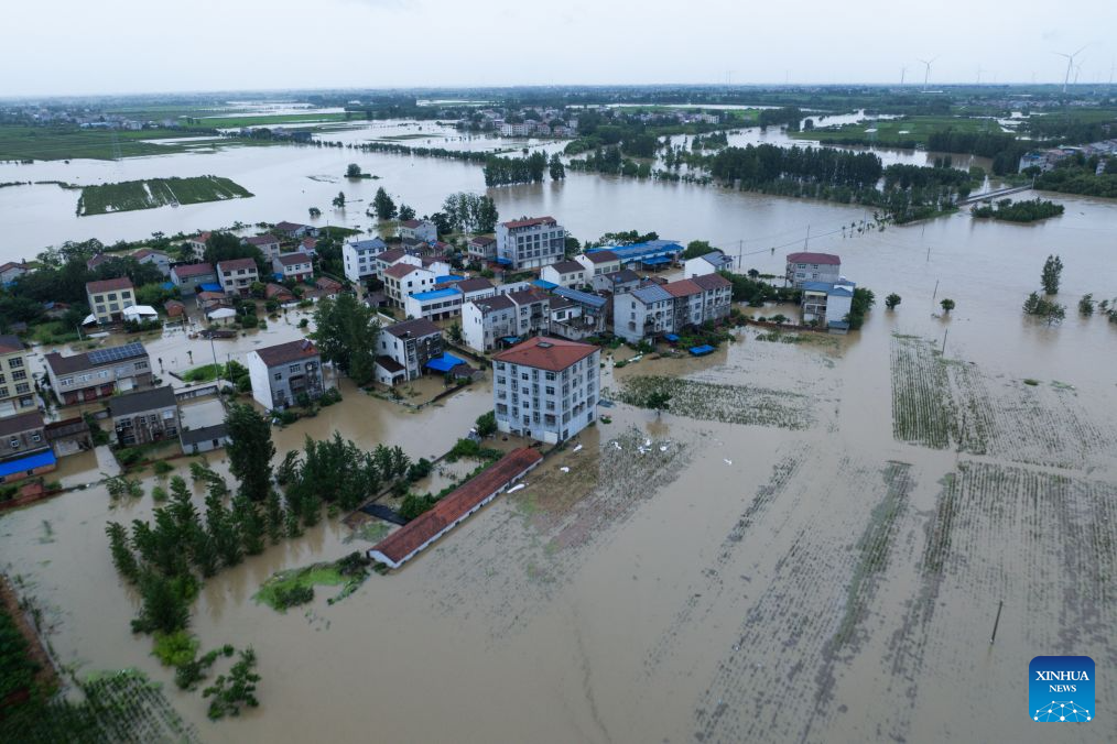 Rescue, recovery efforts underway in China's Hubei following Typhoon Dolphin