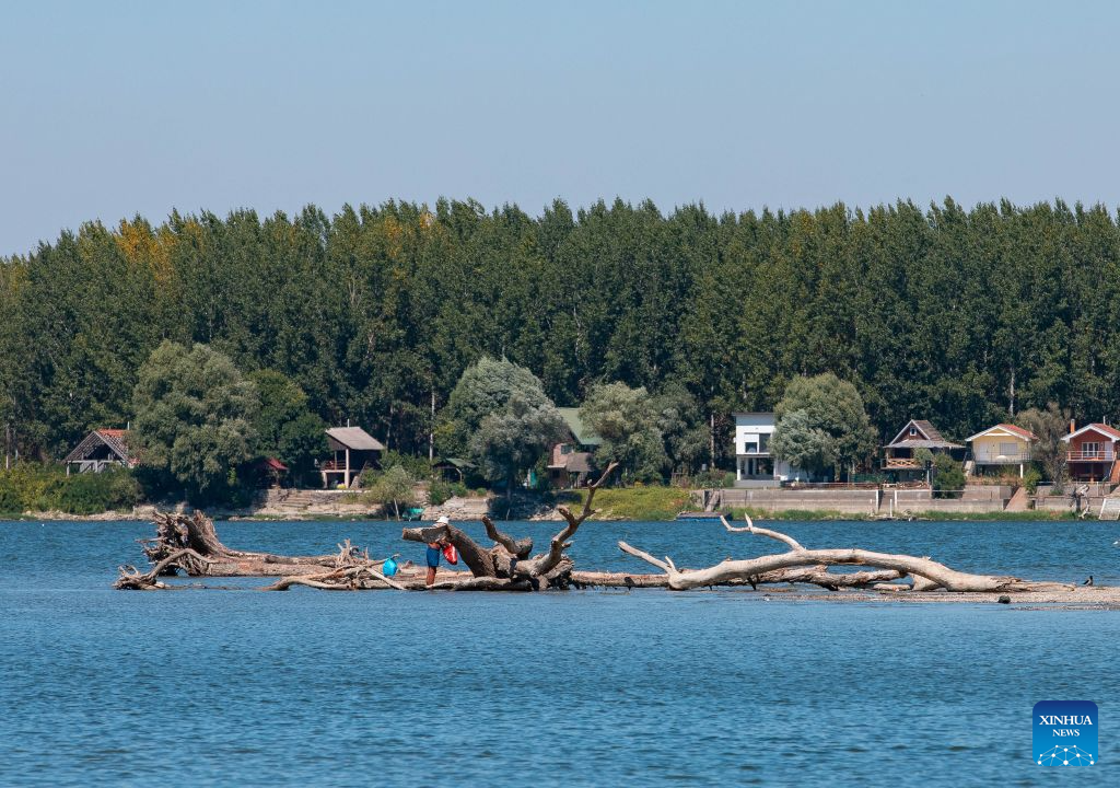 Water level of Danube River approaches record-low due to severe drought