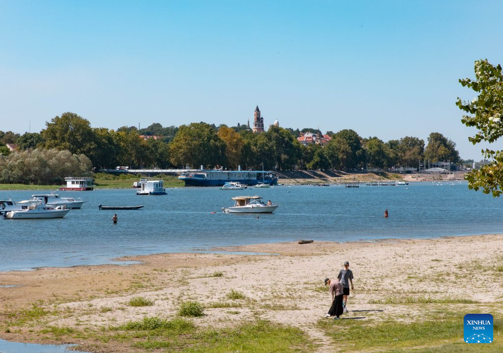 Water level of Danube River approaches record-low due to severe drought