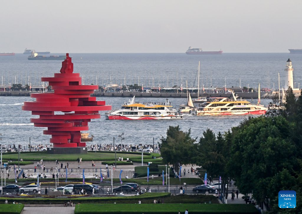 China's Qingdao launches new sea sightseeing routes to boost tourism