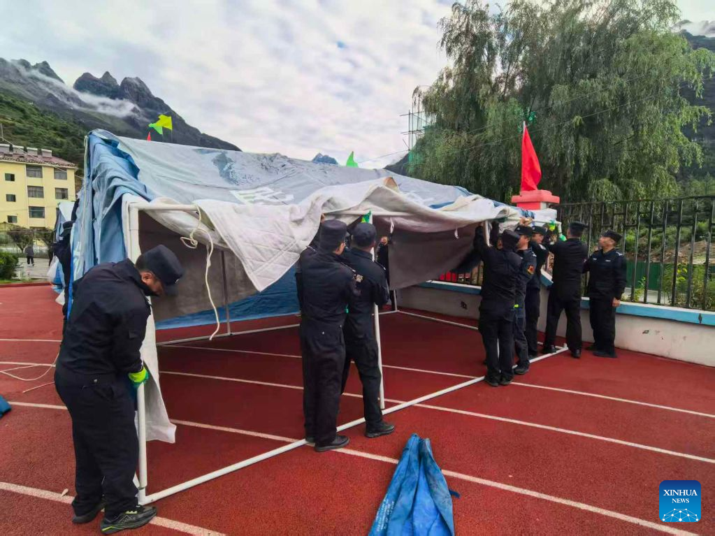 All affected residents, tourists evacuated following mudslide in China's Xizang
