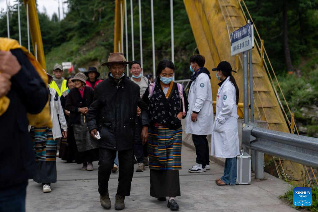 All affected residents, tourists evacuated following mudslide in China's Xizang