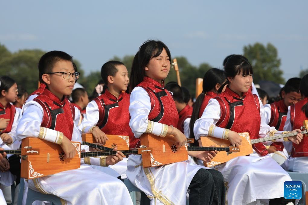 In pics: opening ceremony of Nadam fair in Daqing, China's Heilongjiang