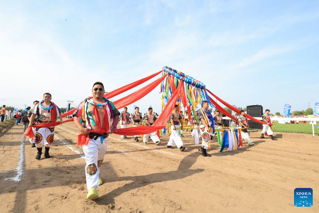 In pics: opening ceremony of Nadam fair in Daqing, China's Heilongjiang