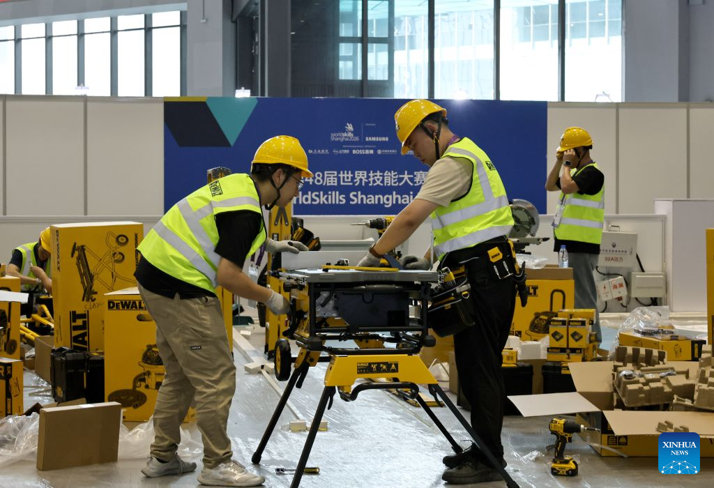 48th WorldSkills Competition to be held in Shanghai from Sept. 22 to 27