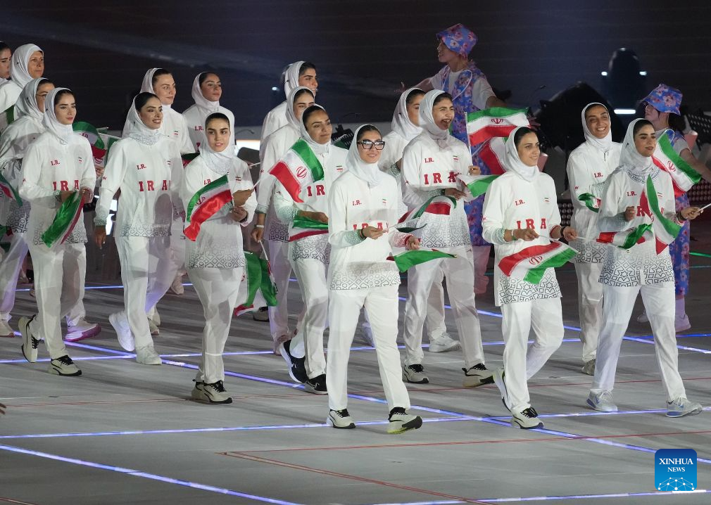 Opening ceremony of 20th Asian Games held in Nagoya, Japan