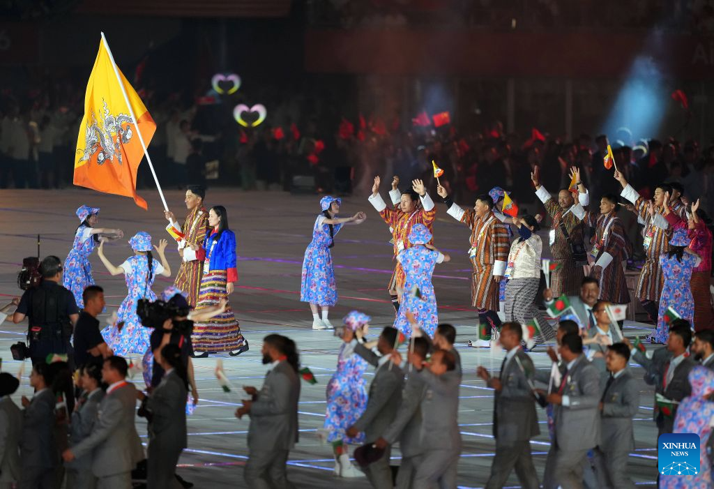 Opening ceremony of 20th Asian Games held in Nagoya, Japan