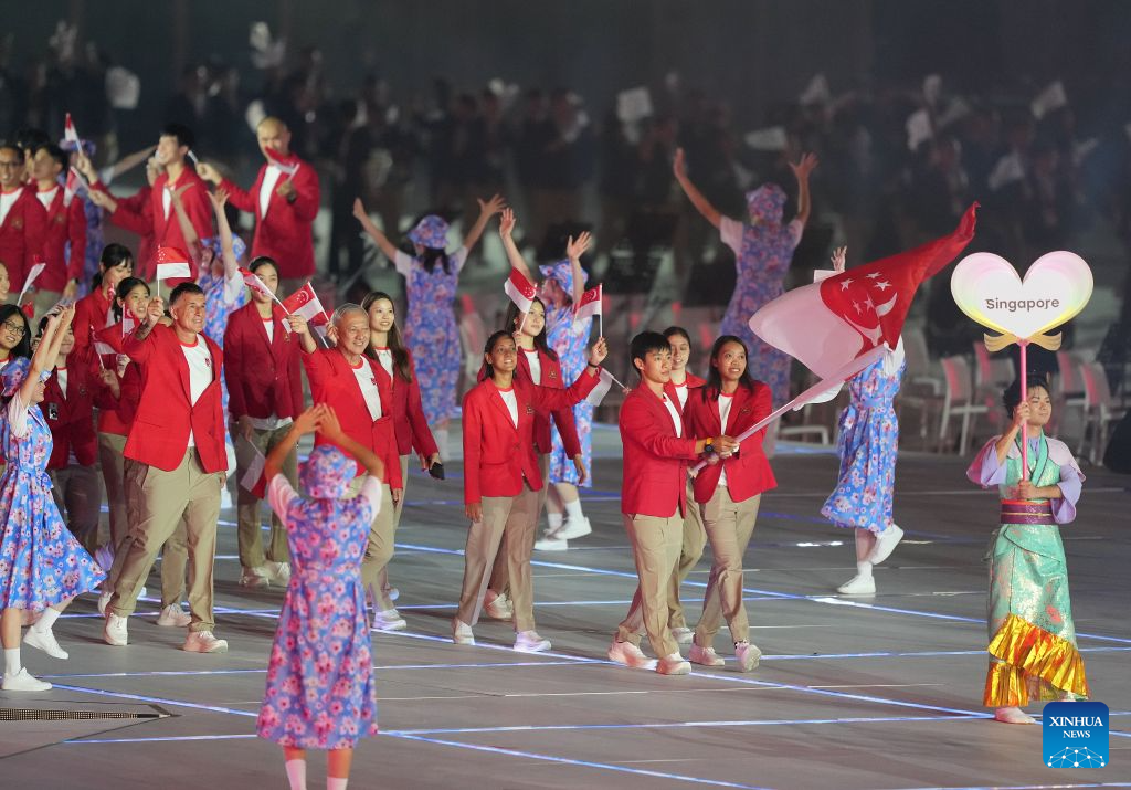 Opening ceremony of 20th Asian Games held in Nagoya, Japan