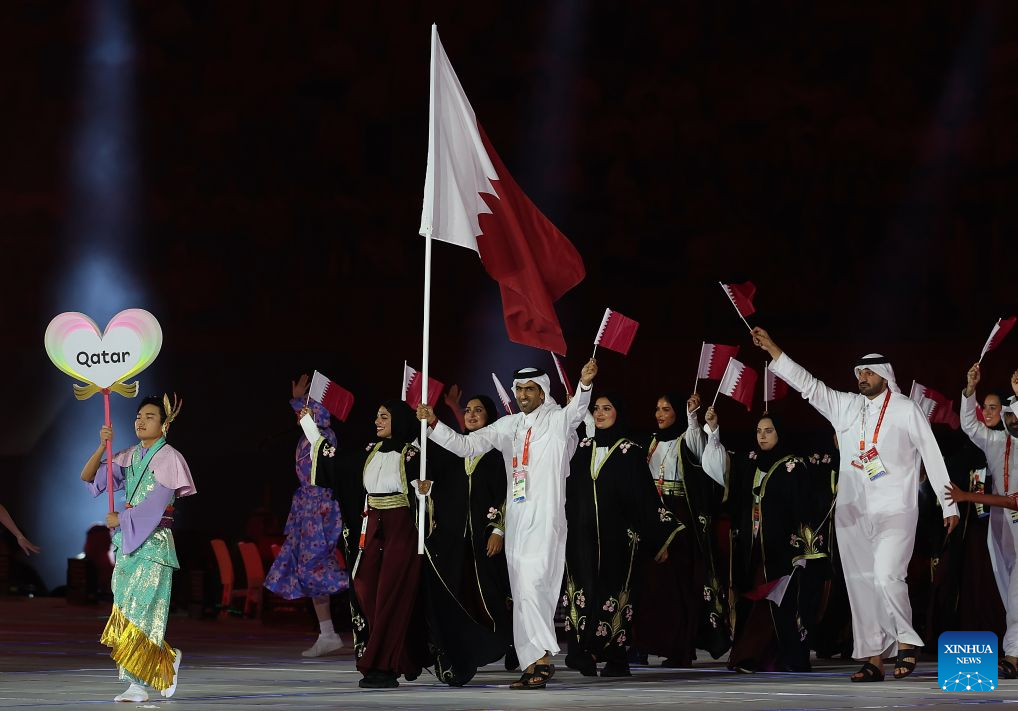 Opening ceremony of 20th Asian Games held in Nagoya, Japan
