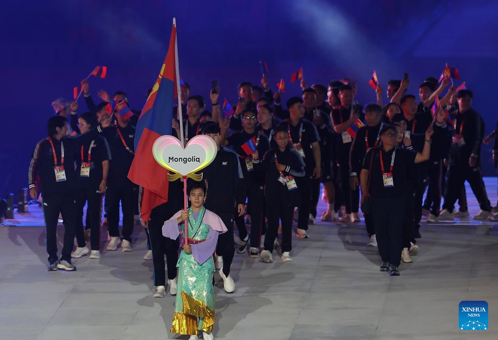Opening ceremony of 20th Asian Games held in Nagoya, Japan
