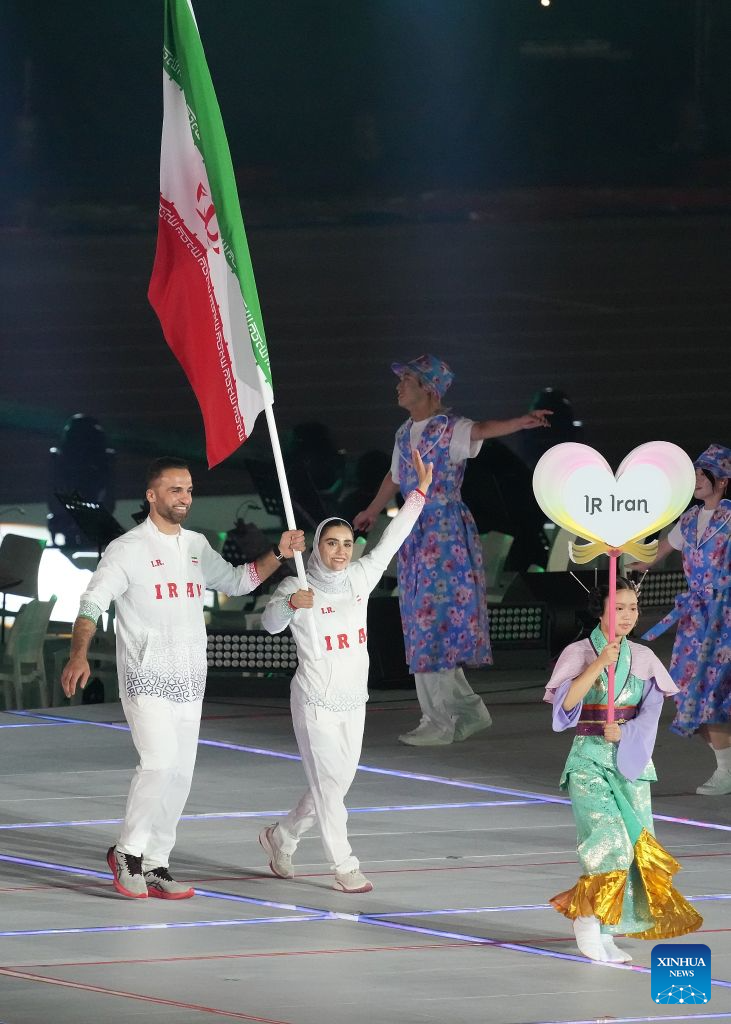 Opening ceremony of 20th Asian Games held in Nagoya, Japan