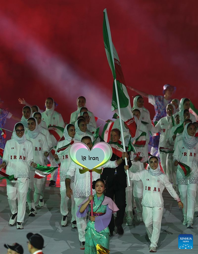 Opening ceremony of 20th Asian Games held in Nagoya, Japan